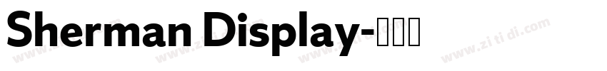 Sherman Display字体转换